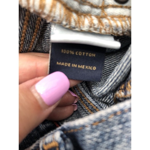 Cremieux Relaxed Denim Jeans Mens 30/32 x 29.5 Straight Blue Distressed *FLAW - Picture 9 of 12